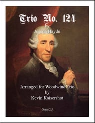 Trio No. 124 Finale Flute, Oboe, Clarinet Trio cover Thumbnail